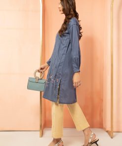 Maria.b Basics Shirt Denim Blue Mbss22-101Db 6 Mb Ss22 101 Bluec Imanistudio.com