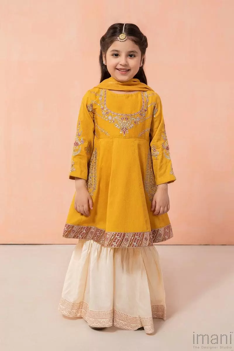 Maria.b Kid'S Wear Yellow Outfit Mbmkd-Ef22-25Y
