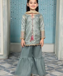 Maria.b Kid's Wear Grey Outfit MBMKS-EA22-09GY