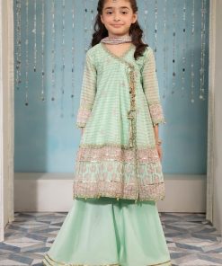 Maria.b Kid’s Wear Sea Green Outfit MBMKS-EA22-20SG