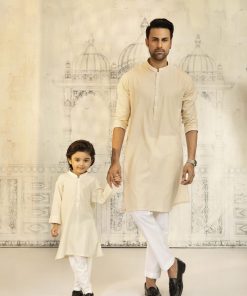 1Pc Men’s Wear Self-Jacquard Kurta Imist32-Off-White 6 Offwhite32A Imanistudio.com E1663866921534