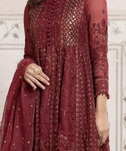 Mariab Semi Formal Outfit Maroon Mbsf-Ea22-01M 7 Sf Ef22 01 Maroonb.imanistudio.com