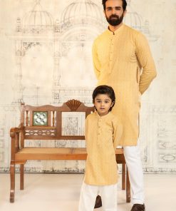 Boys 2Pc Kurta Trousers Yellow Suit Imist-31Yw 3 Yelow30A