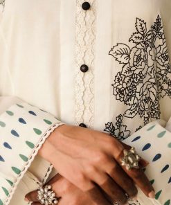 Zara Shahjahan Basic Cotton Kurta White Zszkt-1149 7 Zkt 1149C Imanistudio.com 1