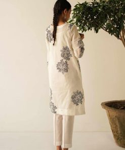 Zara Shahjahan Basic Cotton Kurta White Zszkt-1149 9 Zkt 1149D Imanistudio.com 1 E1662055116334