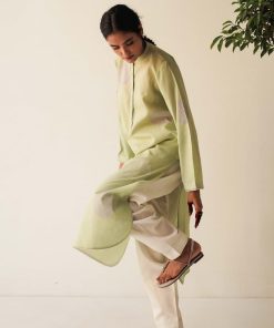 Zara Shahjahan Basic Cotton Kurta Pastel Green Zszkt-1163 9 Zara Shahjahan Basic Cotton Kurta Pastel Green Zszkt-1163