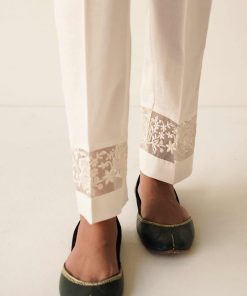 Zara Shahjahan Cotton Trousers White Zsztr-1723 5 Ztr 1722 Imanistudio.com 1