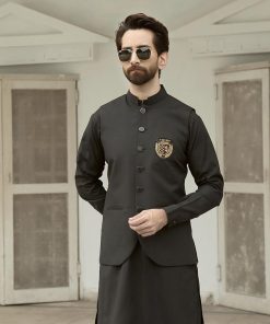 3Pcs Men’s Wear Suit Burj Imist06-Black 11 3Pcs Men’s Wear Suit Burj Imist06-Black