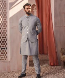 2Pcs Men’s Shalwar Kameez Wasf Imist04A-S-Grey 9 2Pcs Men’s Shalwar Kameez Wasf Imist04A-S-Grey