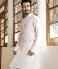 1Pc Men’s Wear Self-Jacquard Kurta Imist17-White 6 1Pc Men’s Wear Self-Jacquard Kurta Imist17-White