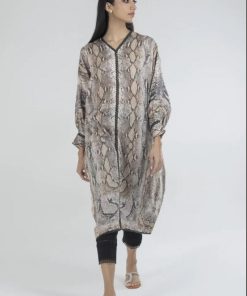 Sana Safinaz Basic Linen Snake Print Kurta IMSSBSP-150S