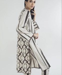 Sana Safinaz Basic Viscose Cream Twin Set Imssmhy-118C 6 Ss22Mhy118A Imanistudio.com