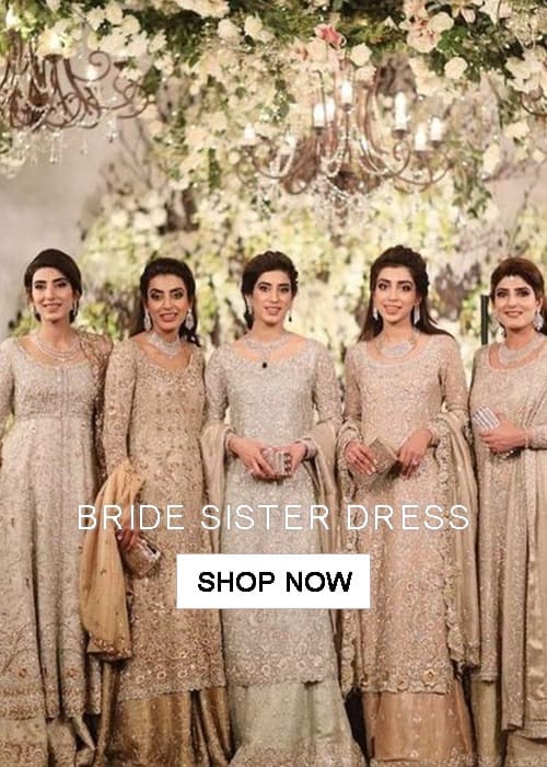 Pakistani bridal hotsell sister dresses