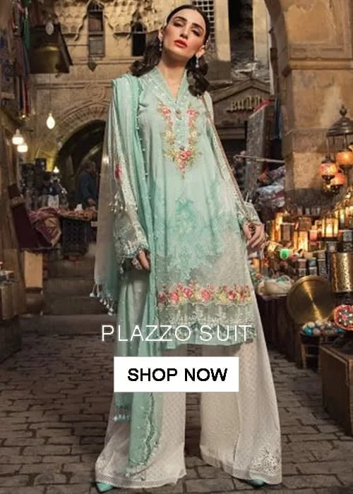 Pakistani Plazzo Suits Imanistudio.com