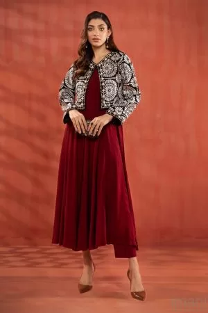 Maria.b Casual Wear Red Outfit MBDW-W22-56RJ