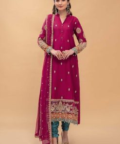Maria.B Casual Wear Hot Pink Outfit MBCSS-601HP