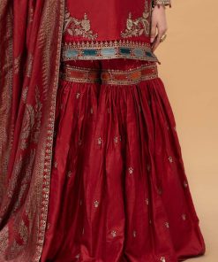 Maria.b Casual Wear Ruby Red Outfit Mbcss-602Rr 11 Css 602 Rubyredg 1800X1800 Imanistudio.com E1677163916251