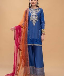 Maria.b Casual Wear Cobalt Blue Outfit MBCSS-608CB
