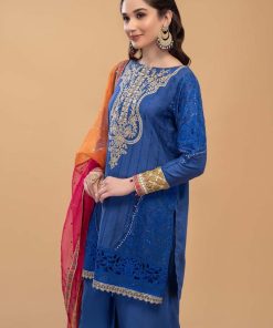 Maria.b Casual Wear Cobalt Blue Outfit Mbcss-608Cb 9 Css 608 Cobaltbluec 1800X1800 Imanistudio.com E1677087068353