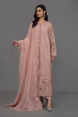 Maria.B Evening Wear Mbroidered Outfit Ash Pink MBDS-2505AP