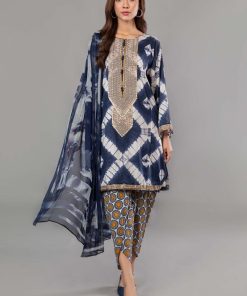 Maria.B Casual Wear Navy Mprint MBMP-1702NP