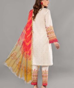 Maria.b Casual Wear White/Pink Mprint Mbmp-1706Wp 10 D 6Aback Imanistudio.com E1680190554267