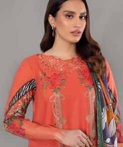 Maria.b Casual Wear Orange Mprint Mbmp-1707Op 8 D 7Bcloseup2 Imanistudio.com E1680191588353