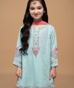 Maria.b Kid’s Wear Aqua Blue Gharara Suit Mbmkd-W2311Ab 10 Maria.b Kid’s Wear Aqua Blue Gharara Suit Mbmkd-W2311Ab