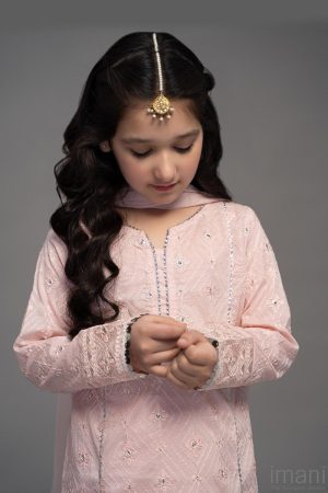 Maria.b Kid’s Wear Pastel Pink Shalwar Suit Mbmkd-W2323Pp