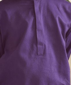 Boys 2Pc Kurta Trousers Suit Imist-101Purple 7 3J1A4231A Imanistudio.com Scaled E1680704115737