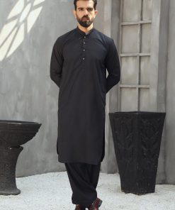 2Pcs Glory Premium Wash&Amp;Wear Shalwar Kameez Imist-111Black 7 3J1A6320 Imanistudio.com E1680700550205