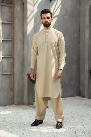 2Pcs Glory Premium Wash&Amp;Wear Shalwar Kameez Imist-117Warmsand