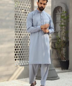 2PCS Noval Premium Quality Shalwar Kameez IMIST-50Ashleyblue