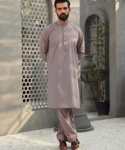 2PCS Noval Premium Quality Shalwar Kameez IMIST-50Purpleash