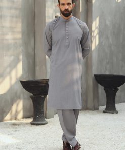 2PCS Noval Premium Quality Shalwar Kameez IMIST-50Frostgrey