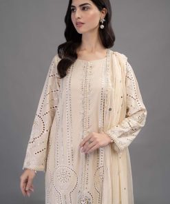 Maria.b Casual Wear Cream Outfit Mbds-Ef2308Cm 10 D 8Acloseup Imanistudio.com 2
