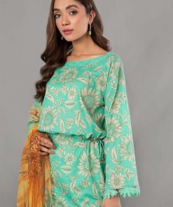 Maria.b Casual Wear Ferozi Mprint Mbmp-1709Fp 9 D 9Acloseup Imanistudio.com E1680357297199