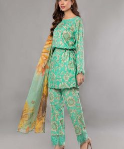 Maria.b Casual Wear Ferozi Mprint Mbmp-1709Fp 7 D 9Aside Imanistudio.com E1680357270966