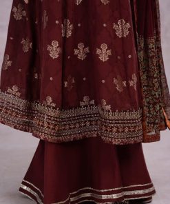 Maria.b Casual Wear Outfit Mbdw-Ef2343Maroon 11 Dw Ef23 43 Maroond 1800X1800 Imanistudio.com