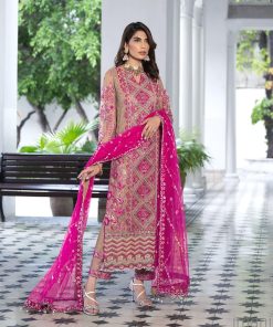 Mehdi Luxury Pret Pink Outfit Mdfl-0223Hazel 5 Mfl 002 Hazela Imanistudio.com