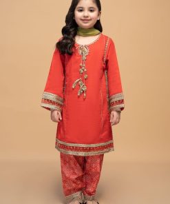 Maria.B Kid’s Wear Shalwar Suit MBKD-EF2313Red