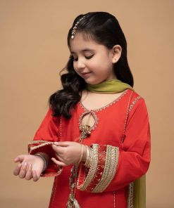 Maria.b Kid’s Wear Shalwar Suit Mbkd-Ef2313Red 15 Mkd Ef23 13 Redb Imanistudio.com