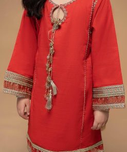 Maria.b Kid’s Wear Shalwar Suit Mbkd-Ef2313Red 17 Mkd Ef23 13 Redd Imanistudio.com
