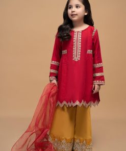 Maria.B Kid’s Wear Sharara Suit MBKS-EF2308Hotpink