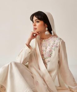 Zara Shahjahan Casual Suit Zszc-2669White 10 Zc 1869A Imanistudio.com