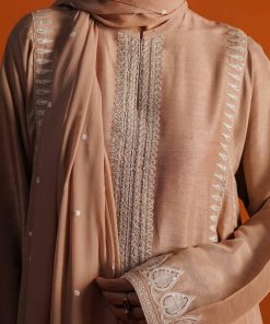 Zara Shahjahan Raw Silk Shalwar Suit Zszc-1891Gold 9 Zc 1891C Imanistudio.com