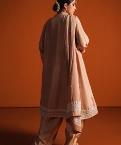 Zara Shahjahan Raw Silk Shalwar Suit Zszc-1891Gold 10 Zc 1891D Imanistudio.com