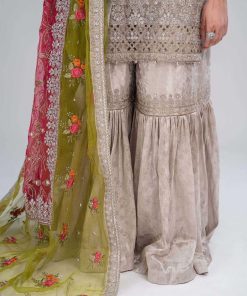 Maria.b Evening Wear Mbroidered Silver Outfit Mbds-2601Sf 15 D 1A 2 Imanistudio.com