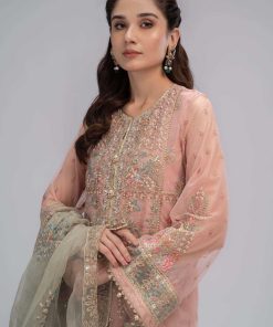 Maria.b Mbroidered Evening Pink/Green Mbds-2607Pg 10 D 7C Imanistudio.com