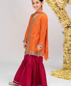 Maria.b Kid’s Wear Orange/Pink Suit Mbkd-Ef2423Op 9 Mkd Ea23 23F Imanistudio.com